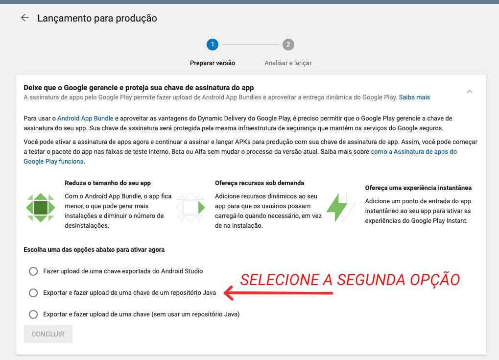 Assinatura de Apps do Google Play (Android App Bundle) – Marcelo Barce
